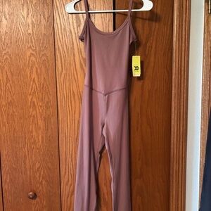 a new day Ribbed Mauve Bodysuit NWT